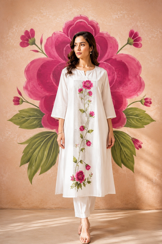 Chandani Kurta Dupatta and Pants Set