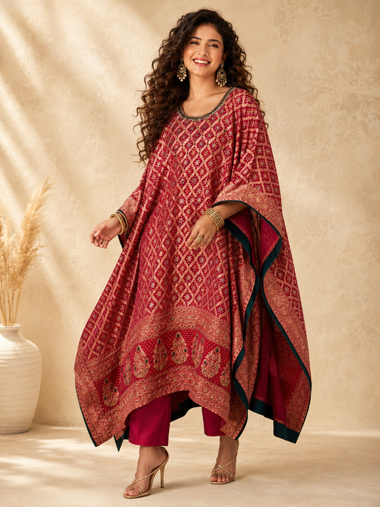 Naveli Kaftan Set by Nayab Pitara - view 1