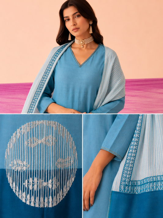Falak Kurta Dupatta Set of 3