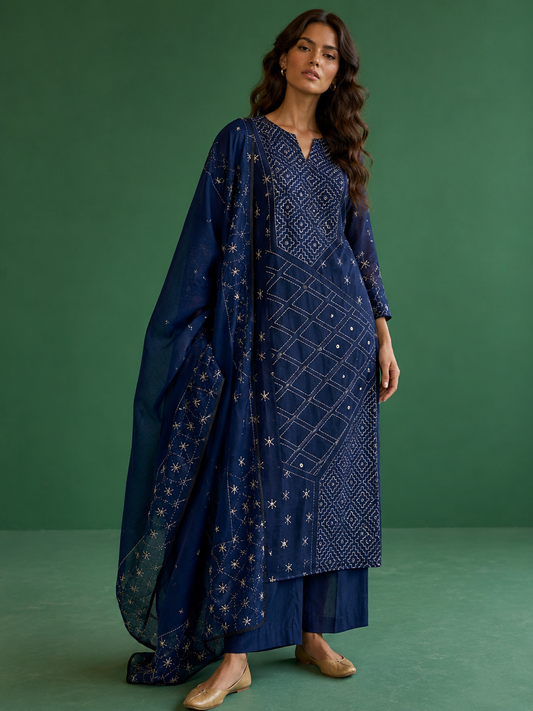 Kaarigari Kurta Dupatta Set of 3