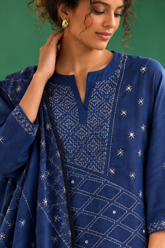 Kaarigari Kurta Dupatta Set of 3